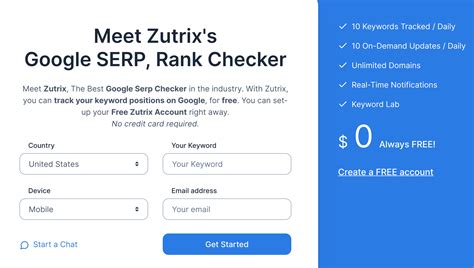 free serp|Zutrix: Free SERP, Keyword Rank Checker .